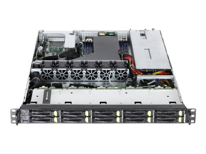 ASRock Rack 1U server 1x SP3 7002, 8x DDR4 ECC R, 10x SATA/NVMe 2,5HS, PCIe4 x16, OCP2, 2x 10Gb LAN, 2x750W, IPMI, 1U10E-ROME/2T