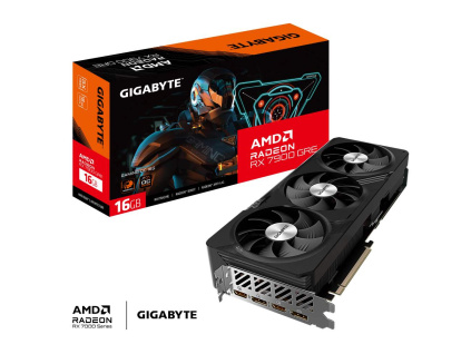 GIGABYTE VGA AMD Radeon RX 7900 GRE GAMING OC 16G, 16G GDDR6, 2xDP, 2xHDMI, GV-R79GREGAMING OC-16GD