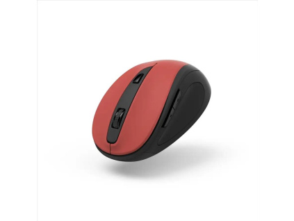 Hama bezdrátová optická myš MW-400 V2, ergonomická, červená/černá, 173028