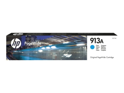 HP Ink Cartridge č.913A azurova, F6T77AE