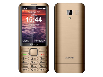 Aligator D950 Dual SIM, zlatá, AD950GD