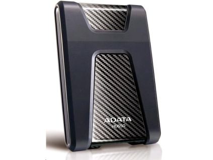 ADATA Externí HDD 4TB 2,5" USB 3.1 DashDrive Durable HD650, černý (gumový, nárazu odolný), AHD650-4TU31-CBK
