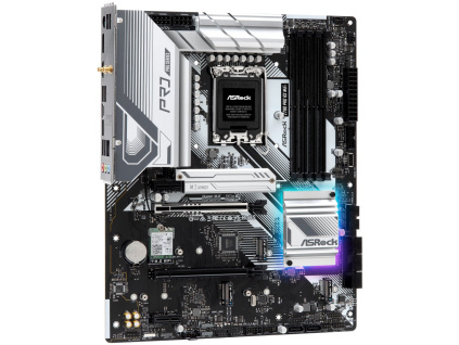 ASRock Z790 Pro RS WiFi / Intel Z790 / LGA1700 / 4x DDR5 DIMM / 4x M.2 / HDMI / DP / USB-C / ATX, Z790 PRO RS WIFI