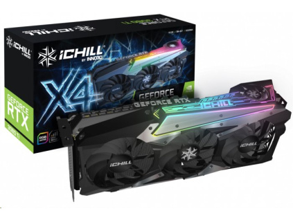 INNO3D Video Card NVIDIA GeForce RTX 3080Ti iChill X4, 12GB 384bit GDDR6X, 1710 / 19G, PCI-E 4, 3x DP, HDMI, 3 fan, 2 s, C308T4-126XX-1810VA36