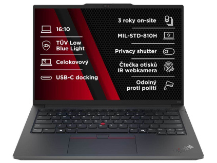 LENOVO NTB ThinkPad E14 AMD G6 - Ryzen7 7735HS,14" WUXGA,16GB,1TBSSD,IRcam,W11P, 21M30028CK