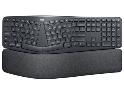 Logitech Corded Keyboard ERGO K860 - GRAPHITE - US INT'L - 2.4GHZ/BT, 920-010108