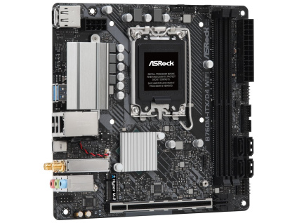 ASRock B760M-ITX/D4 WIFI / Intel B760 / LGA1700 / 2x DDR4 / 1x M.2 / HDMI / DP / USB-C / WiFi / Mini-ITX, B760M-ITX/D4 WIFI