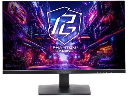 Phantom Gaming by Asrock monitor PG27QFT1B 27"/IPS/2560x1440/180Hz/400cd/m2/1ms/2xHDMI/DP/AMD FreeSync, 90LXA0A0-A0E0A0J