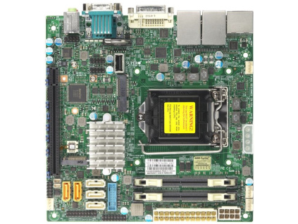 SUPERMICRO MB E3-1585v5, C236, 2xSO-DIMM DDR4 ECC, 4xSATA3, PCIe 3.0 x16, 1xM.2, DVI-A, 4x LAN, IPMI, MBD-X11SSV-M4F-O