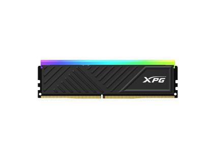 Adata XPG D35G/DDR4/16GB/3200MHz/CL16/1x16GB/RGB/Black, AX4U320016G16A-SBKD35G