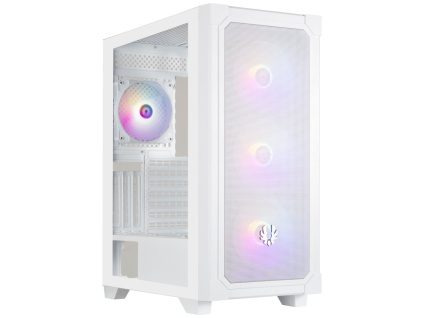 BitFenix skříň Graph ATX / 4x120 mm fan F-RGB / 2xUSB 3.0 / USB 2.0 / bílá, BFC-GRF-300-WWGSW-4F