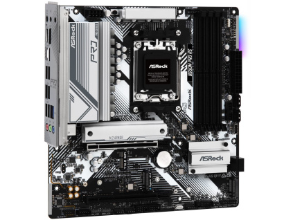 ASRock B650M Pro RS / AMD B650 / AM5 / 4x DDR5 DIMM / 3x M.2 / HDMI / DP / USB-C / mATX, B650M PRO RS