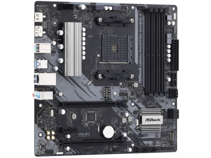 ASRock A520M PHANTOM GAMING 4 / AMD A520 / AM4 / 4x DDR4 DIMM / 2x M.2 /b HDMI / DP / mATX, A520M PHANTOM GAMING 4