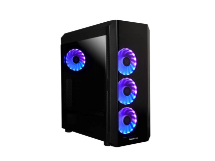 CHIEFTEC skříň SCORPION 3, ATX, 1x USB-C 3.2, 2x USB 3.1, 4x 120mm ARGB Fan, ARGB Hub, černá, GL-03B-UC-OP