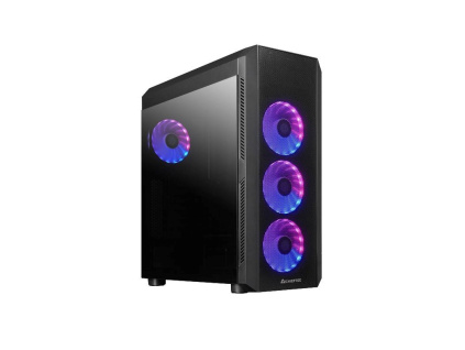 CHIEFTEC skříň SCORPION 4, ATX, 1x USB-C 3.2, 2x USB 3.1, 4x 120mm ARGB Fan, ARGB Hub, černá, GL-04B-UC-OP