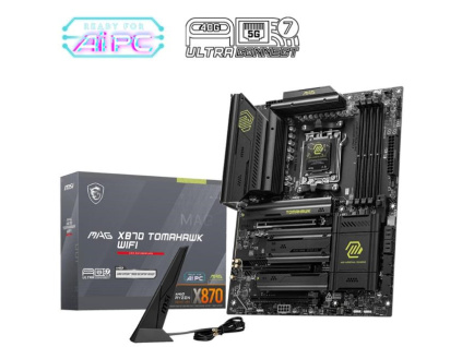 MSI MB Sc AM5 MAG X870E TOMAHAWK WIFI, AMD X870E, 4xDDR5, 1xHDMI, 2xThunderbolt, WI-FI, MAG X870E TOMAHAWK WIFI