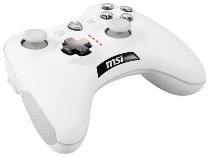 MSI gamepad FORCE GC30 V2 WHITE/ bezdrátový/ bílý/ OTG/ USB/ pro PC, PS3, Android, S10-43G0040-EC4