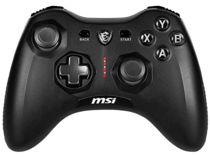 MSI gamepad FORCE GC20 V2/ drátový/ OTG/ USB/ pro PC, PS3, Android, S10-04G0050-EC4