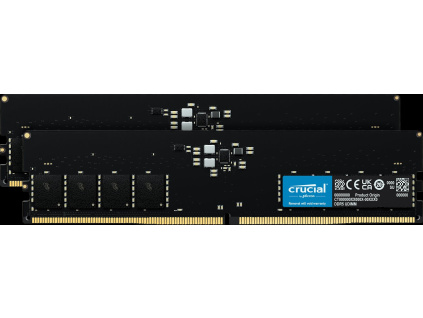Crucial DDR5 64GB (2x32GB) DIMM 4800MHz CL40 černá, CT2K32G48C40U5