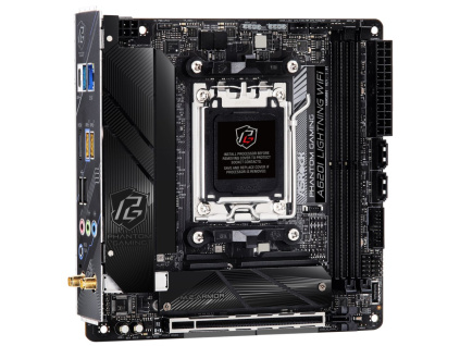 ASRock A620I LIGHTNING WIFI / AMD A620 / AM5 / 2x DDR5 DIMM / 2x M.2 / HDMI / USB-C / WiFi / Mini-ITX, A620I LIGHTNING WIFI