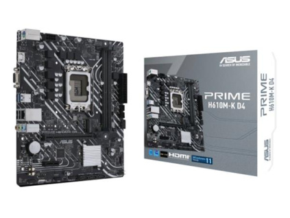 ASUS PRIME H610M-K D4 soc 1700 H610 DDR4 mATX M.2 HDMI D-sub, 90MB1A10-M0EAY0