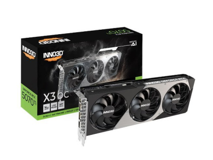 INNO3D NVIDIA RTX 5070 Ti X3 OC 16GB GDDR7 - 2 slot, N507T3-16D7X-176068N