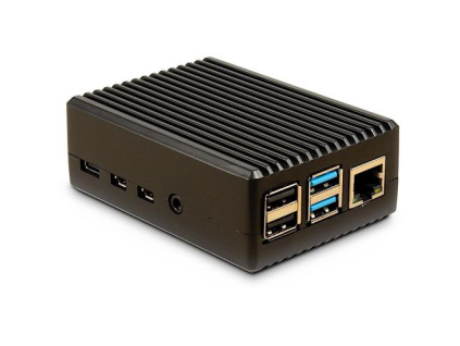INTER-TECH case ODS-716 pro Raspberry Pi 4 B, černá, 88887359