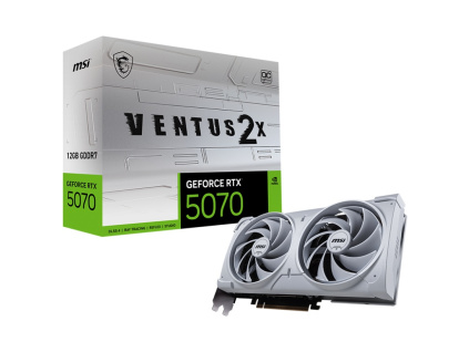 MSI GeForce RTX 5070 VENTUS 2X WHITE/OC/12GB/GDDR7, RTX 5070 12G VENTUS 2X OC WHIT