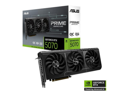 ASUS PRIME RTX5070 OC 12GB/192-bit GDDR7 HDMI 3xDP, 90YV0M10-M0NA00