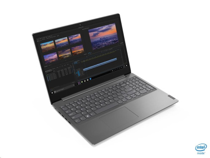 LENOVO V15-IWL - i3-8145U@2.1GHz,15.6" FHD,8GB,256SSD,Intel UHD, W10H, šedá, 81YE0070CK