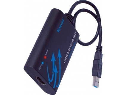 PremiumCord USB 3.0 adaptér na HDMI se zvukem, khcon-08