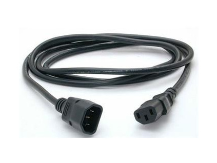 PremiumCord Prodlužovací kabel - síť 230V, IEC 320 C13 - C14, 1 m, kps1