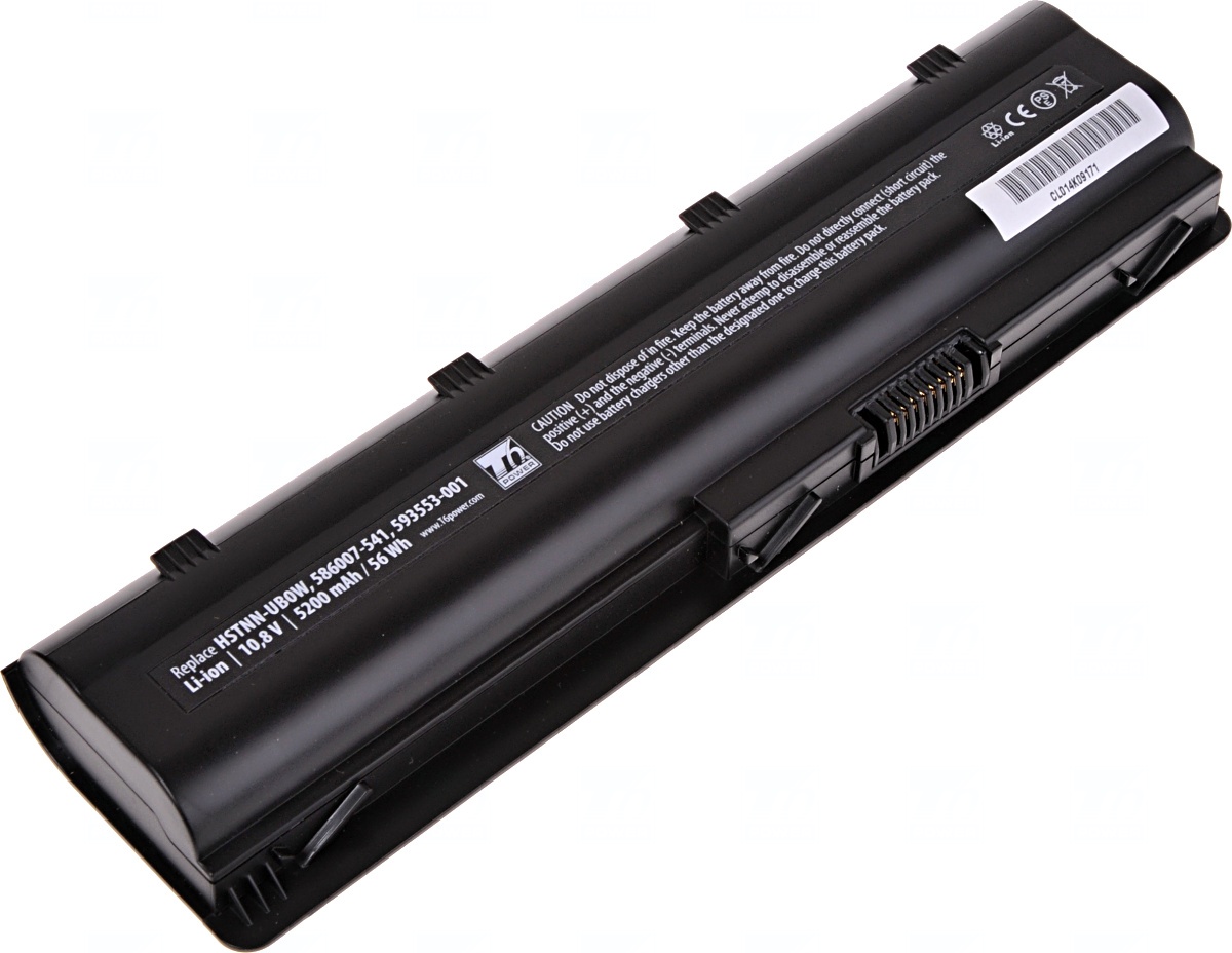 Baterie T6 power HP Pavilion dv3-4000, dv4-4000, dv5-2000, dv6-3000, dv7-4000 serie, 6cell, 5200mAh, NBHP0067