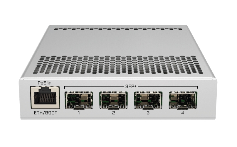 MikroTik Cloud Router Switch CRS305-1G-4S+IN, Dual Boot (SwitchOS, RouterOS), CRS305-1G-4S+IN