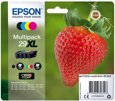 Epson Multipack 4-colours 29XL Claria Home Ink, C13T29964012