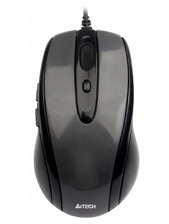 A4tech N-708X V-Track optická myš, 1600DPI, USB, černá