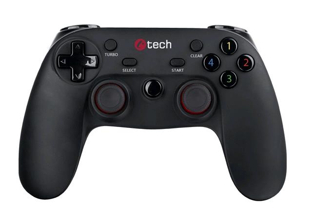 C-TECH Gamepad Lycaon pro PC/PS3/Android, 2x analog, X-input, vibrační, bezdrátový, USB, GP-11