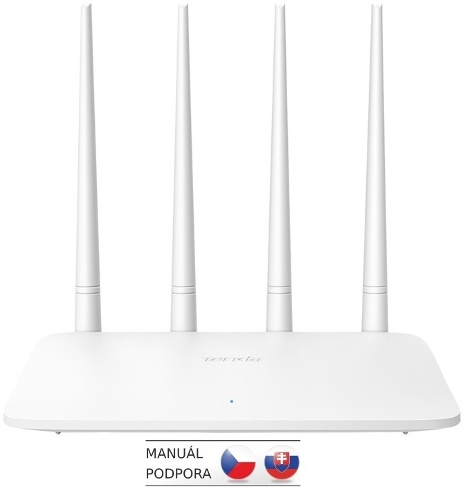 Tenda F6 WiFi N Router 802.11 b/g/n, 300 Mbps, Universal Repeater / WISP / AP, 4x 5 dBi antény, F6