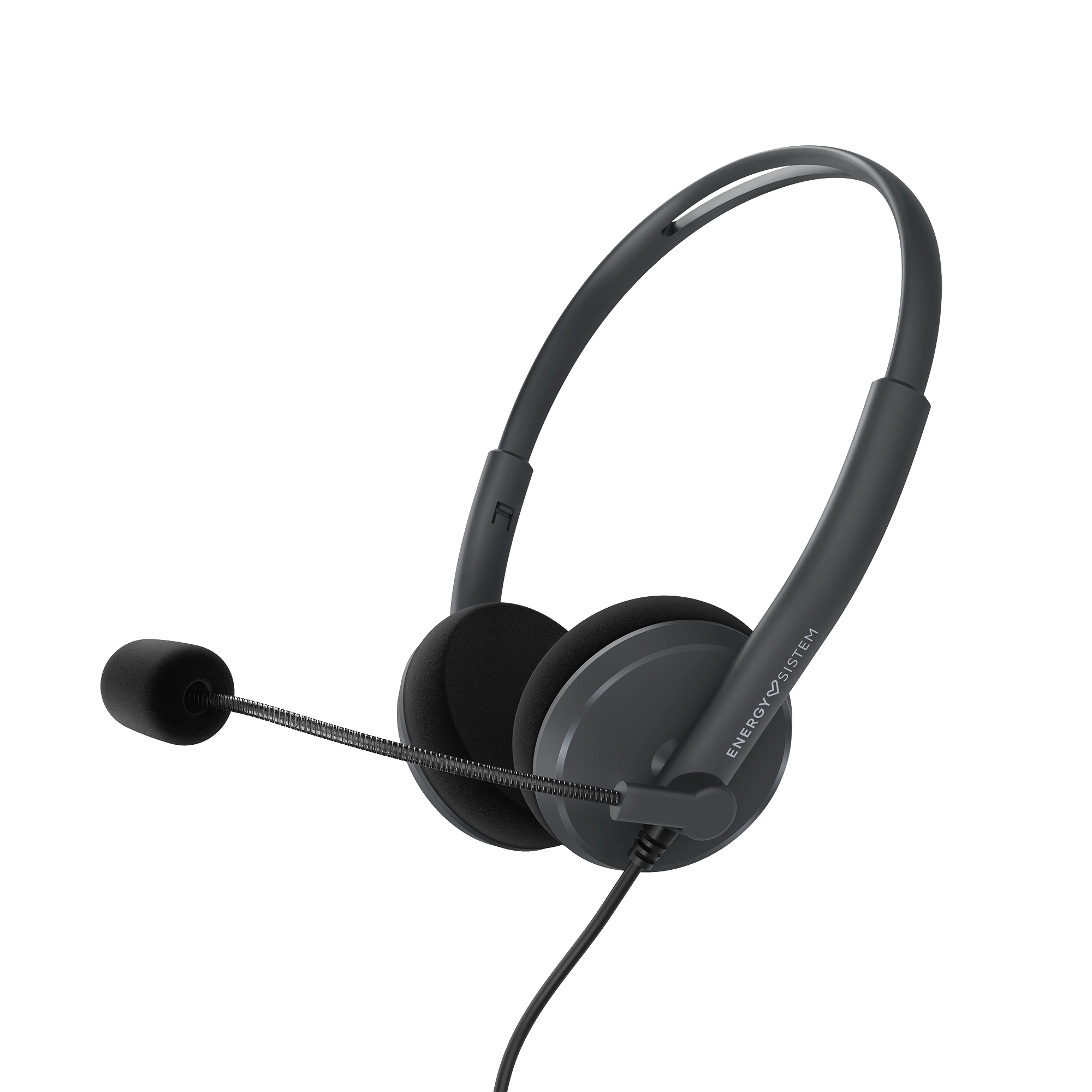 PIONEER Energy Sistem Headset Office 2, komunikační sluchátka s mikrofonem, USB kabel k PC, černá, 452132