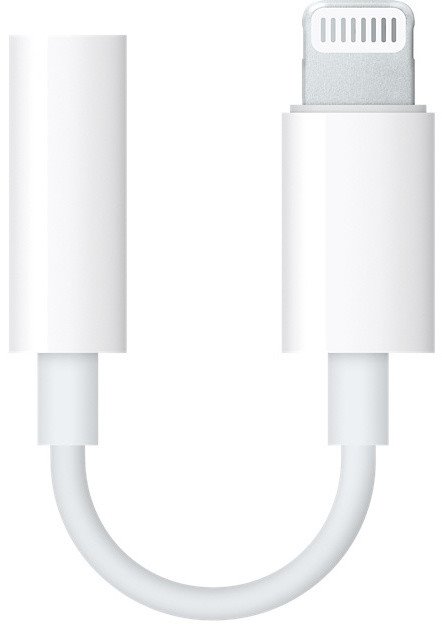 APPLE MMX62ZM/A iPhone Lightning/3,5mm Datový Kabel White (Bulk), 8595642248450