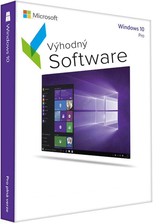 MICROSOFT Windows 10 Pro 32/64 bit - hmotná licence