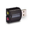 AXAGON ADA-17, USB2.0 - stereo HQ audio MINI adaptér, 24-bit/96kHz, ADA-17