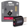 AXAGON ADA-17, USB2.0 - stereo HQ audio MINI adaptér, 24-bit/96kHz, ADA-17