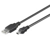 PremiumCord Kabel USB 2.0, A-B mini, 5pinů, 5m, ku2m5a