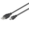 PremiumCord Kabel USB 2.0, A-B mini, 5pinů, 2m, ku2m2a