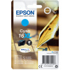 Epson Singlepack Cyan 16XL DURABrite Ultra Ink, C13T16324012