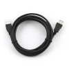 Kabel USB A-A 3m 2.0 prodlužovací HQ Black, CCP-USB2-AMAF-10