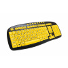 C-TECH CZ/SK KB-103MS USB, multimediální, (Velká písmena, Pro seniory)