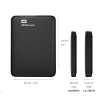 WD Elements Portable 5TB Ext. 2.5" USB3.0, Black, WDBU6Y0050BBK-WESN