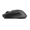 RAPOO myš M300 Silent Wireless Optical Mouse, Multi-mode: 2.4 GHz, Bluetooth 3.0 & 4.0, Black, 6940056180483